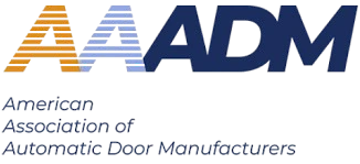 Logo for the American Association of Automatic Door Manufacturers.