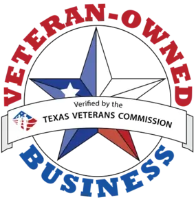 Veteran Owned Business verified by the Texas Veterans Commission.