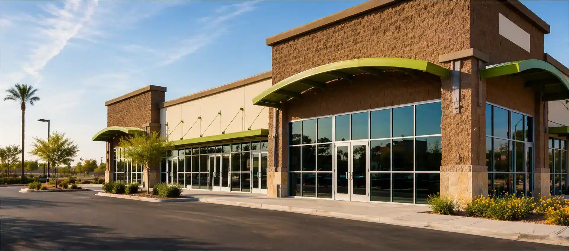Commercial glass repair and replacement performed by a Glass Doctor glass specialist