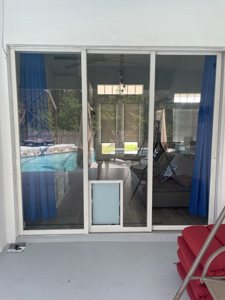 Patio Door and Pet Door