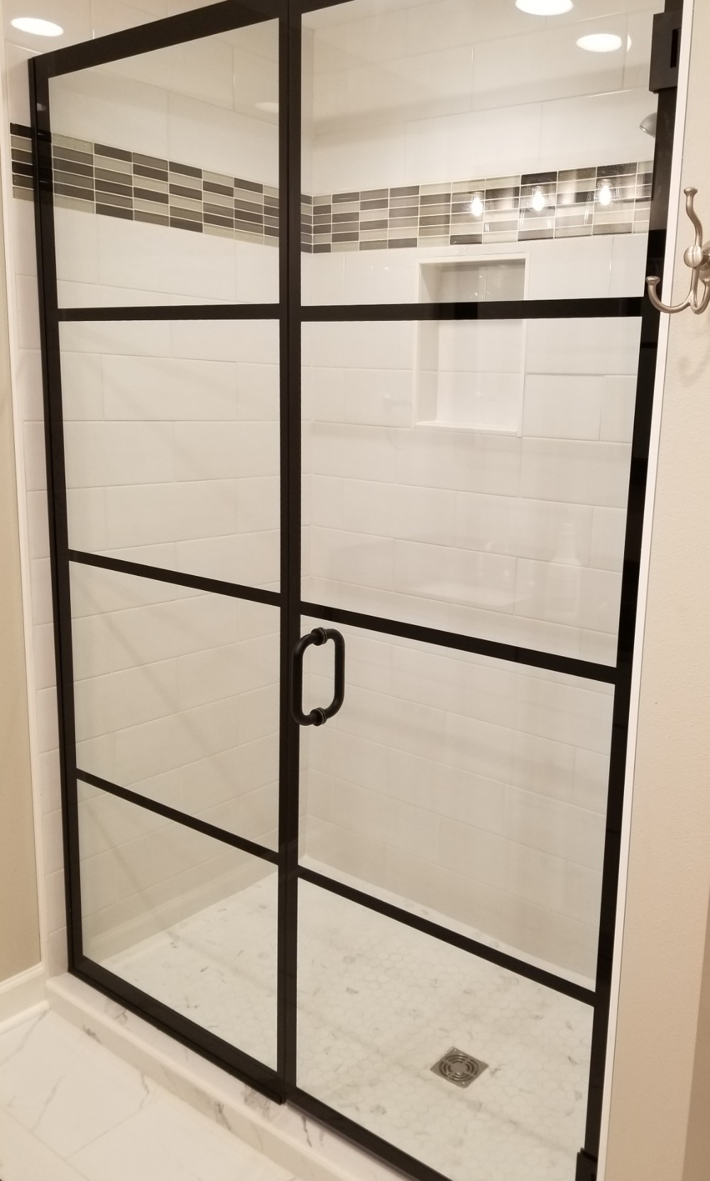 frameless shower door