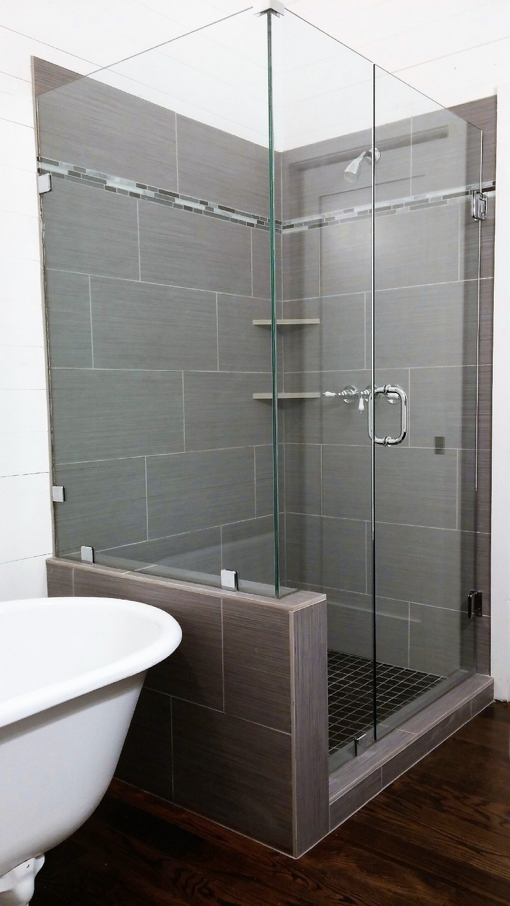 frameless shower door