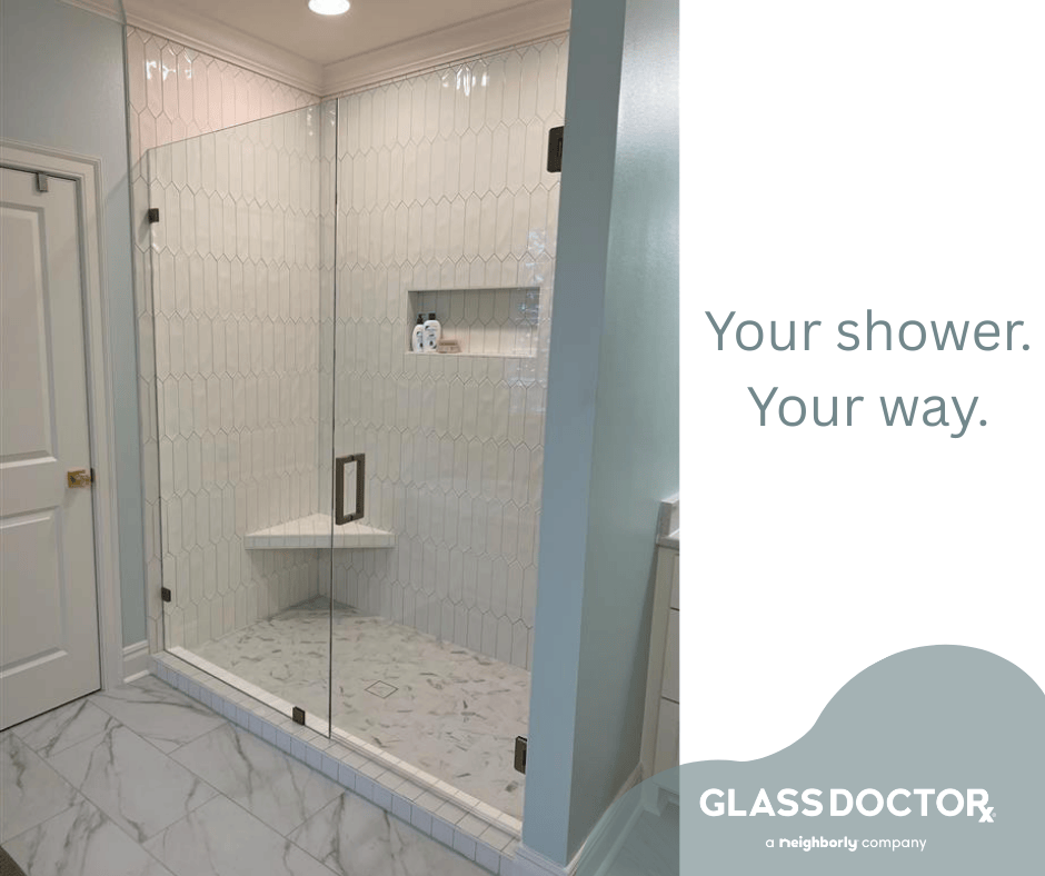 Glass Doctor Frameless Glass Shower Door Enclosure