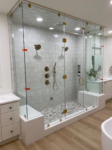 frameless shower door