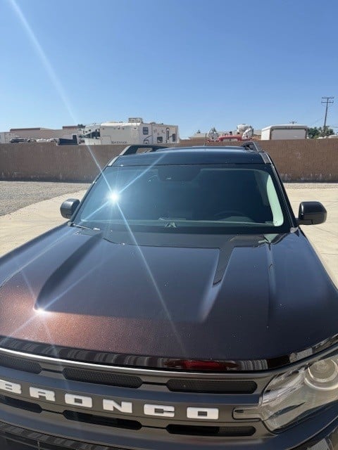 New windshield and recalibration in 2023 Bronco.