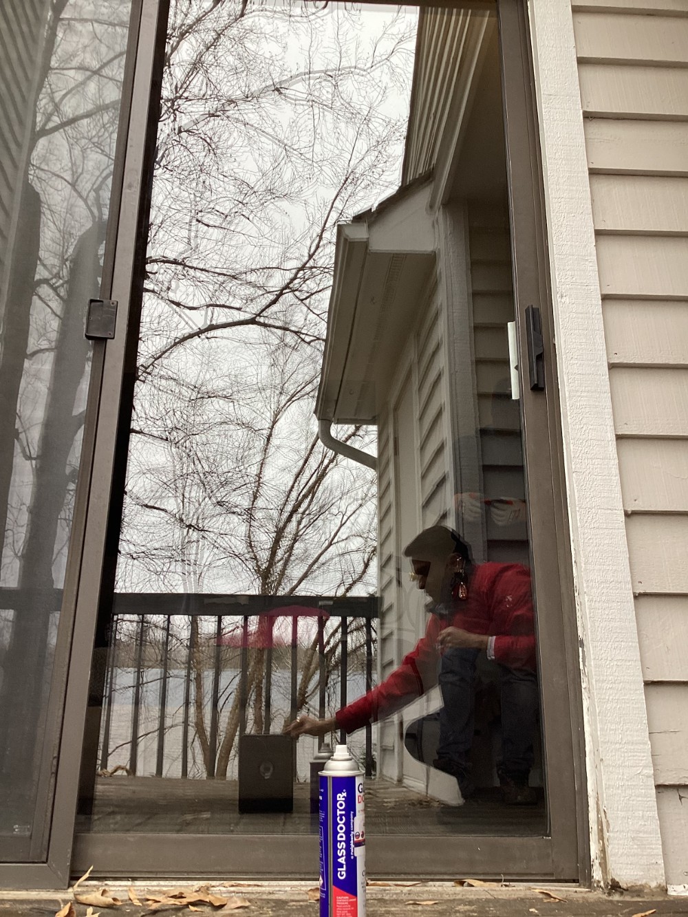 Clarity of a Glass Doctor Cleaner on a Real Patio Door