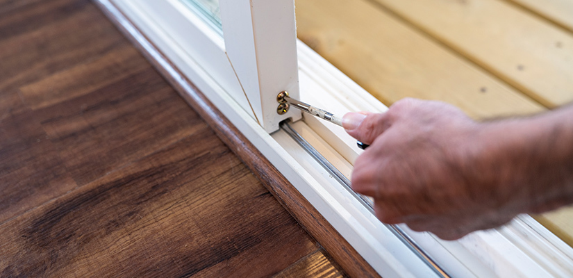 How to clean your sliding door track