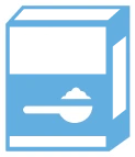 Baking soda icon.