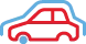 Covered car icon