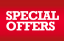 Special Offers text inside of blue,red, and white box