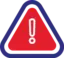 Caution sign icon