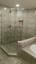neo-angled frameless shower enclosure