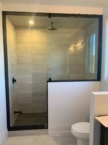 Fixed Half Glass Panel Shower