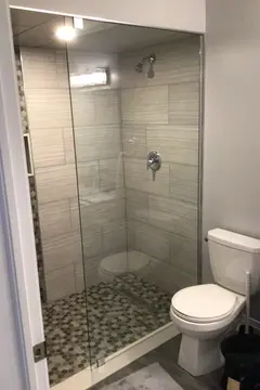 Custom Shower Glass Single Fixed Panel