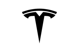 Tesla logo.
