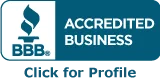 BBB Accredited Business logo.