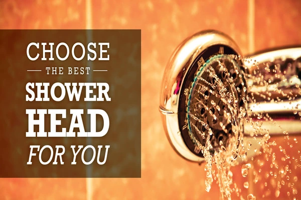 Showerhead spraying water.