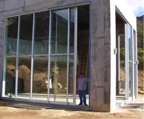 18 foot tall Fleetwood Low-E Sliding Door