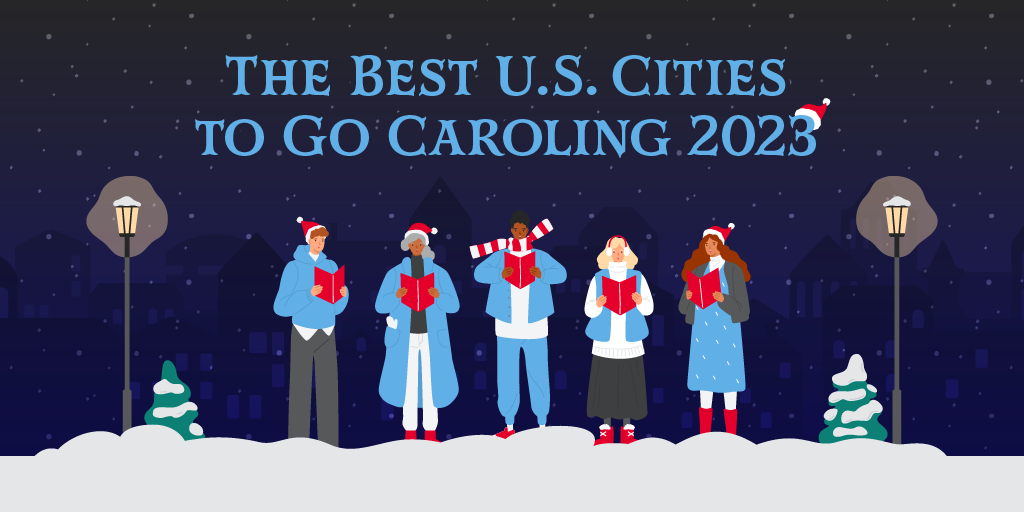 featured image for the best cities for caroling