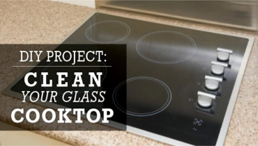 A glass cooktop